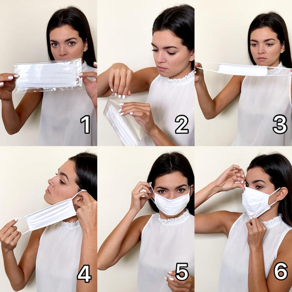 Aqkua Face Mask .  Family Kit                             -  Set of Four (4)  -